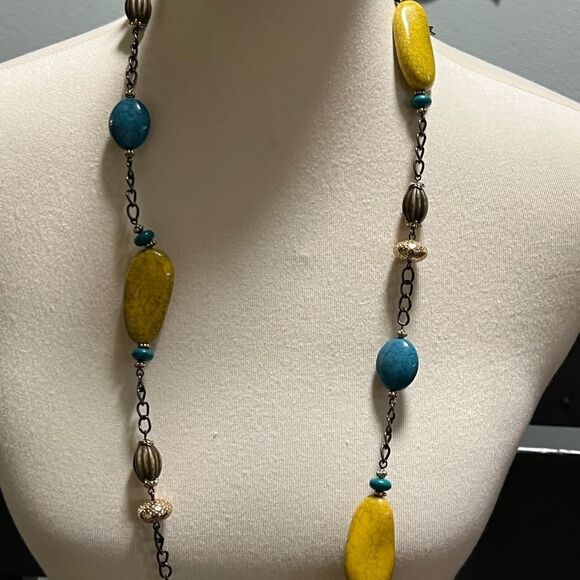 Premier Designs Multicolor Beaded Necklace #PDNK1 - Picture 7 of 8